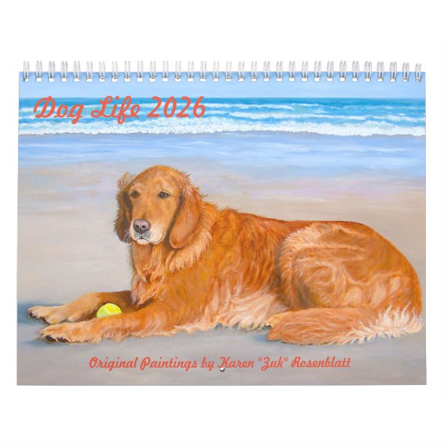 Calendário Dog Life! - 2026 Calendar (Capa)