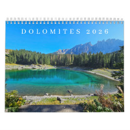 Calendário Dolomites 2026