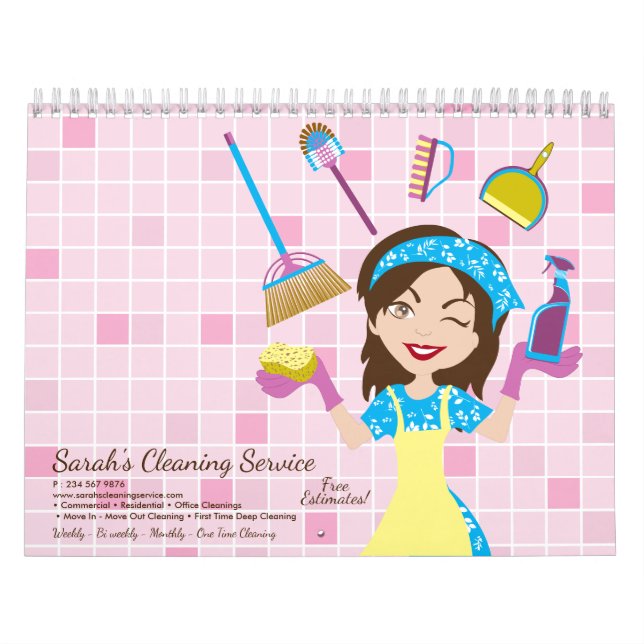 Calendário Dona da Limpeza Sazonal (Capa)