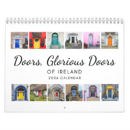 Calendário Doors of Ireland 2026 Calendar