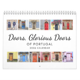 Calendário Doors of Portugal 2026 Calendar