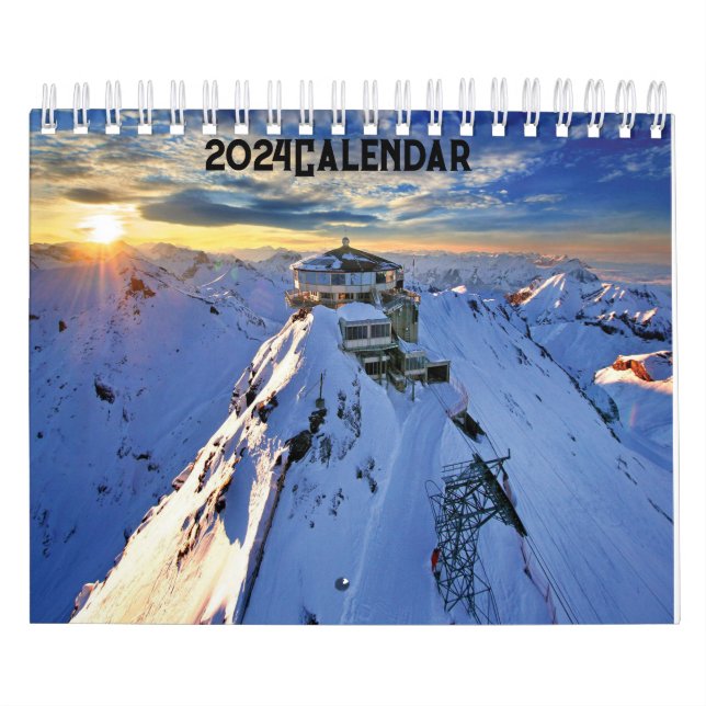 Calendário dos amantes das montanhas de 2024 (Capa)