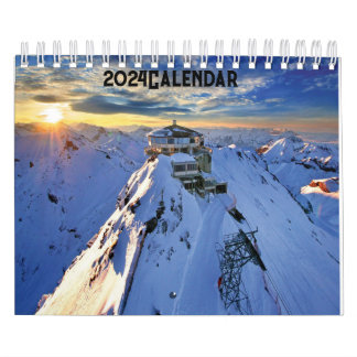 Calendário dos amantes das montanhas de 2024