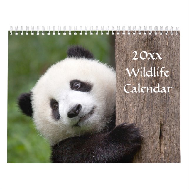 Calendário dos animais selvagens (Capa)