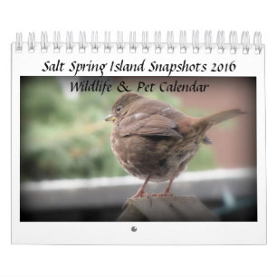 Calendário dos animais selvagens 2016 & do animal