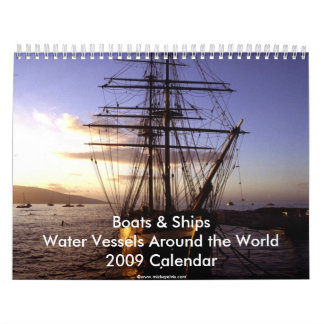 Calendário dos barcos & dos navios 2009