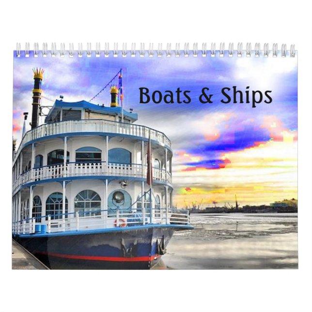 Calendário dos barcos e dos navios (Capa)