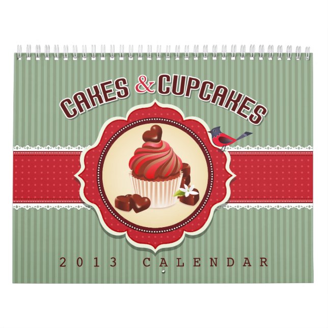 Calendário dos bolos & dos cupcakes (Capa)