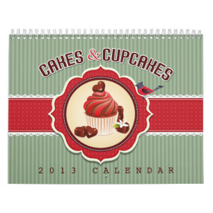 Calendário dos bolos & dos cupcakes