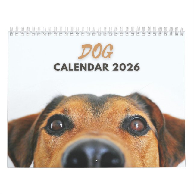 Calendário dos Cães 2026 (Capa)