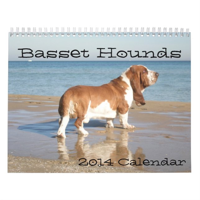 Calendário dos cães de Basset 2012 (Capa)