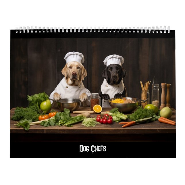 Calendário dos Chefs do cães (Capa)