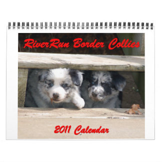 Calendário dos Collies de beira 2012 de Michigan