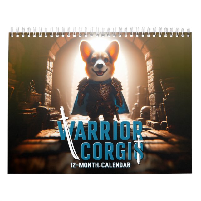 Calendário dos Corgis Guerreiros (Capa)
