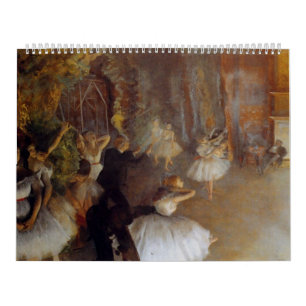 Calendário dos Dançarinos do Balé Degas