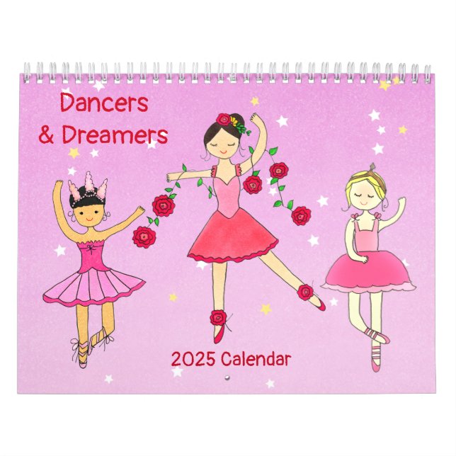 Calendário dos Dançarinos e Sonhadores 2025 (Capa)