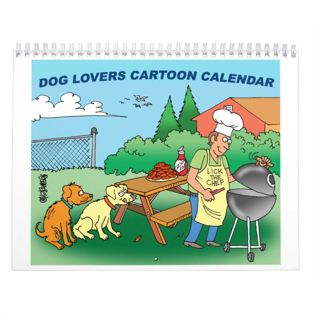 Calendário dos desenhos animados do cão (Capa)