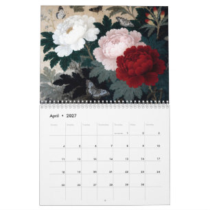 Calendário dos Doze Meses do Japão Inspirado em Ja