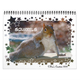 Calendário dos esquilos