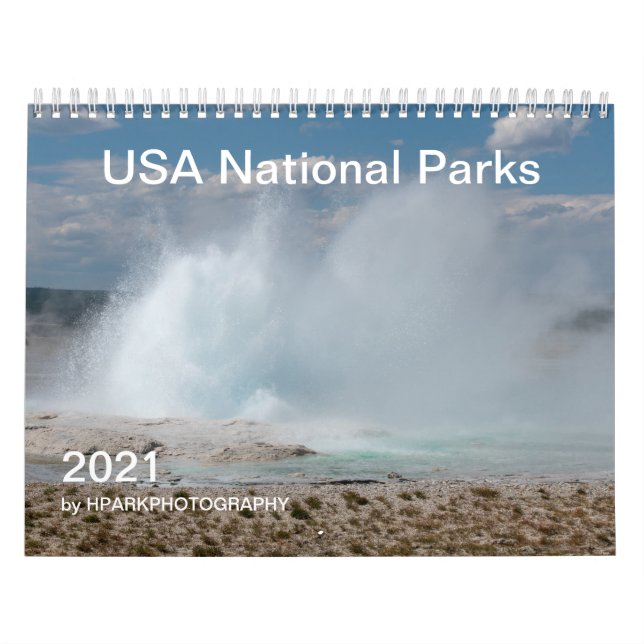 Calendário dos EUA National Parks 2021 (Capa)