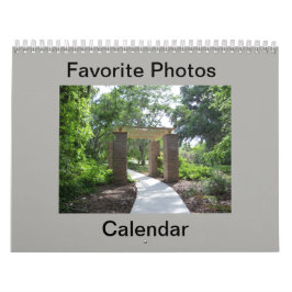 Calendário dos Favoritos de Foto Sunny Daze
