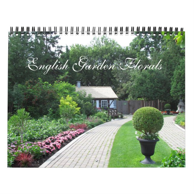 Calendário dos Florais do Jardim Inglês (Capa)