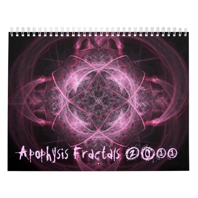 Calendário dos Fractals 2011 do Apophysis (Capa)