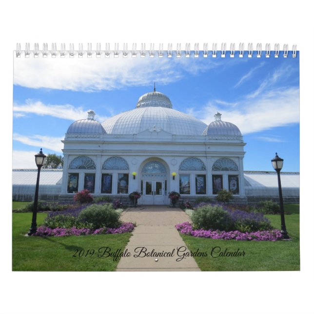 Calendário dos jardins botânicos 2019 do búfalo (Capa)