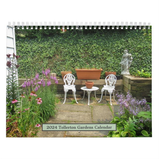 Calendário dos Jardins Tollerton 2024 (Capa)