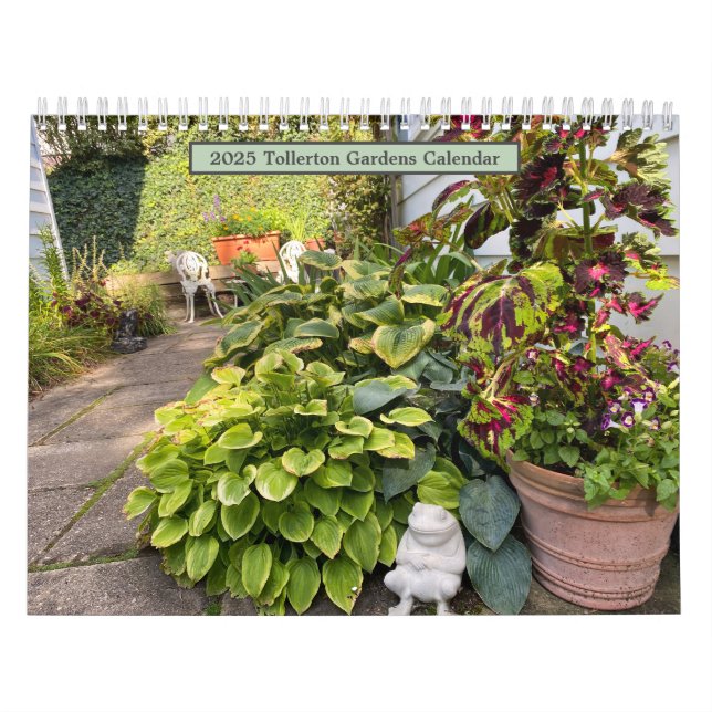 Calendário dos Jardins Tollerton 2025 para Inger (Capa)