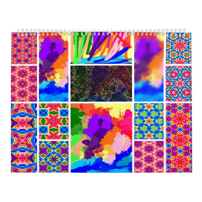 Calendário dos Marcadores Magnéticos do Arco-Íris (Capa)