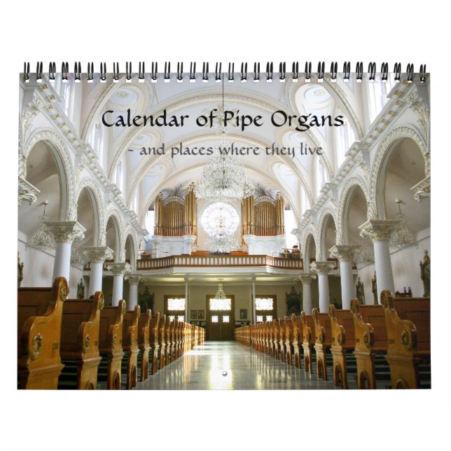 Calendário dos Órgãos de Pipe e onde vivem (Capa)