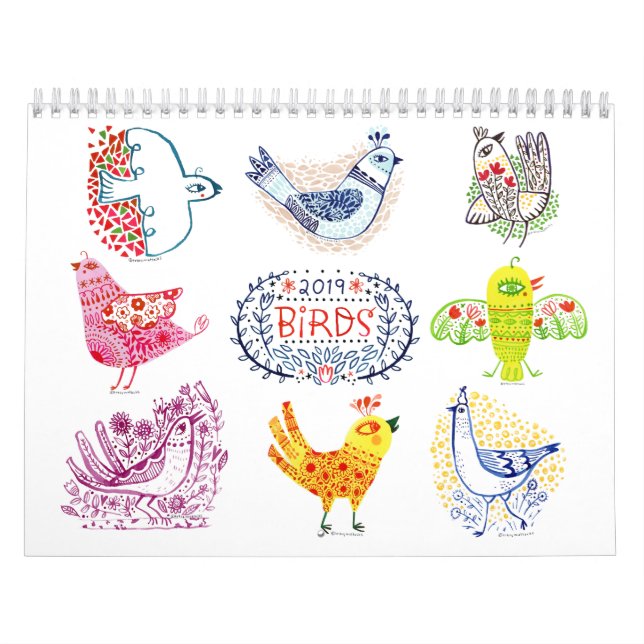Calendário dos pássaros (Capa)