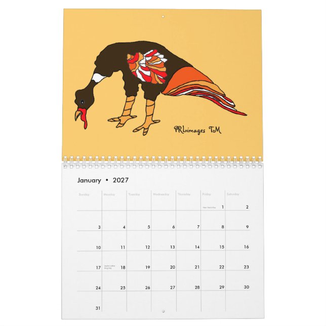 Calendário dos perus 2013 de BlueSky (Jan 2027)