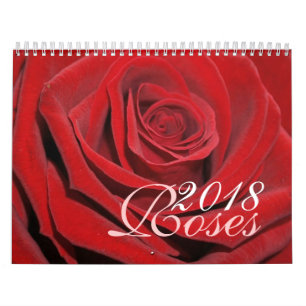 Calendário dos rosas 2018