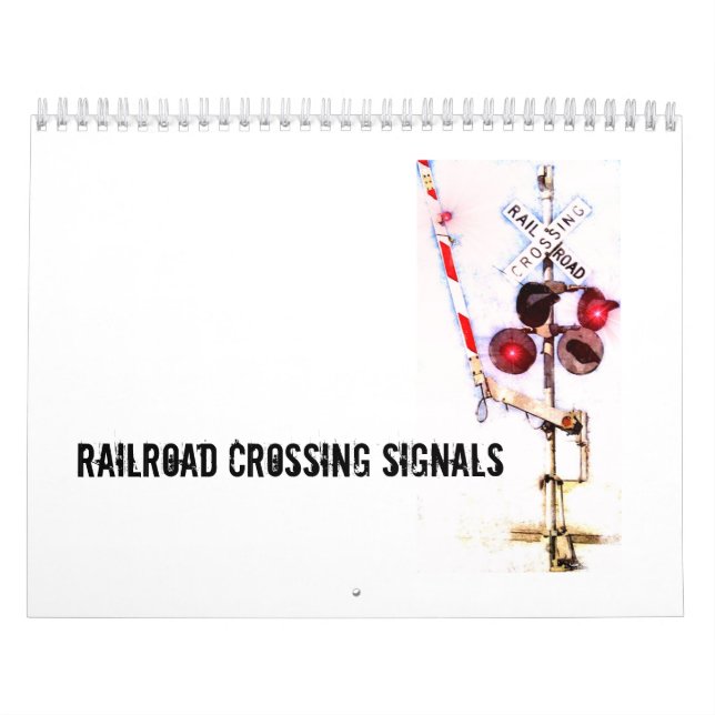 Calendário dos sinais de cruzamento da estrada de (Capa)