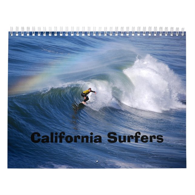 Calendário dos surfistas de Califórnia (Capa)