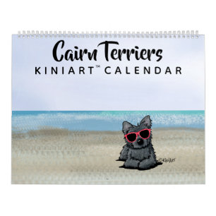 Calendário dos Terriers do KiniArt Cairn