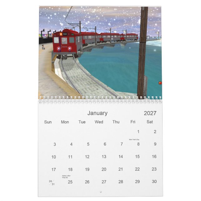Calendário dos trilhos do trânsito 2015 da (Jan 2027)