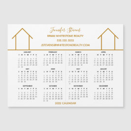 Calendário Dourado 2022 Personalizado da Empresa I