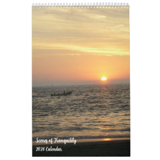 Calendário Doze Meses à Beira-Mar