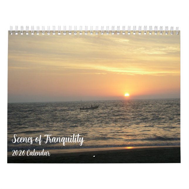 Calendário Doze Meses de Paisagens (Capa)