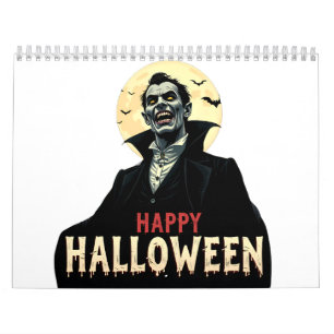 Calendário Dracula Deseja Uma Noite Estranho