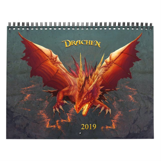 Calendário Dragão calendário, Dragon Calendar, (28cm x 22cm) (Capa)