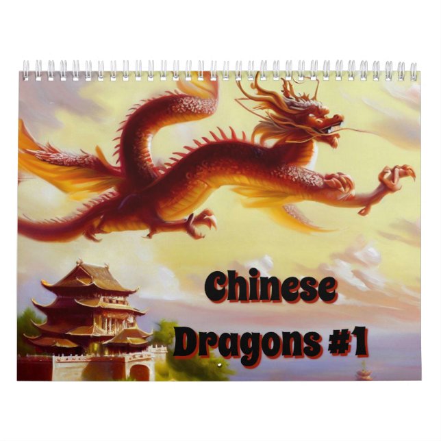 Calendário Dragões Chineses #1 (Capa)