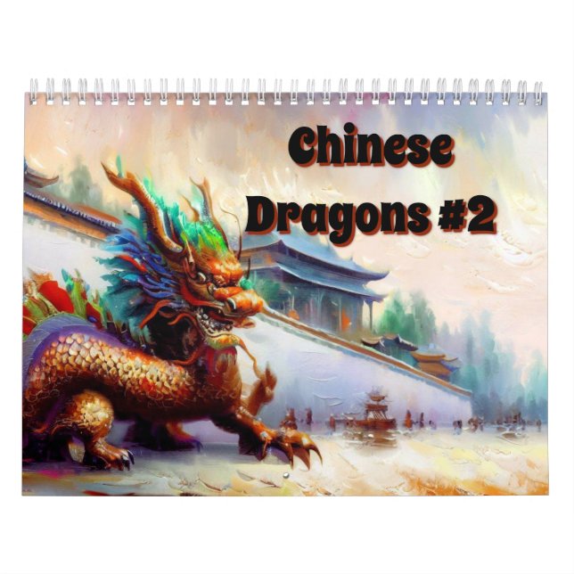 Calendário Dragões Chineses #2 (Capa)