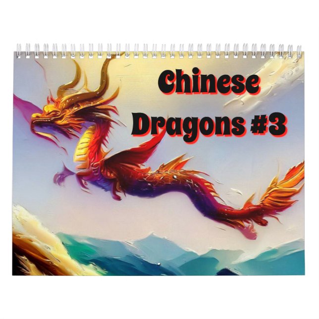 Calendário Dragões Chineses #3 (Capa)