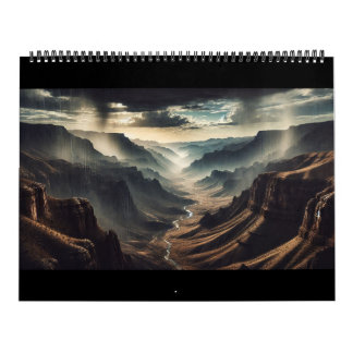 Calendário Dragões, Griffins, Vampiros e áreas desoladas...