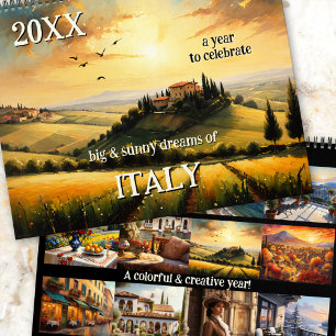 Calendário Dream Big Italiana Art Calendar