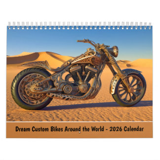 Calendário Dream Custom Bikes Around the World – 2026